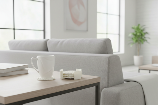 Sculpted Ripple Coaster Set